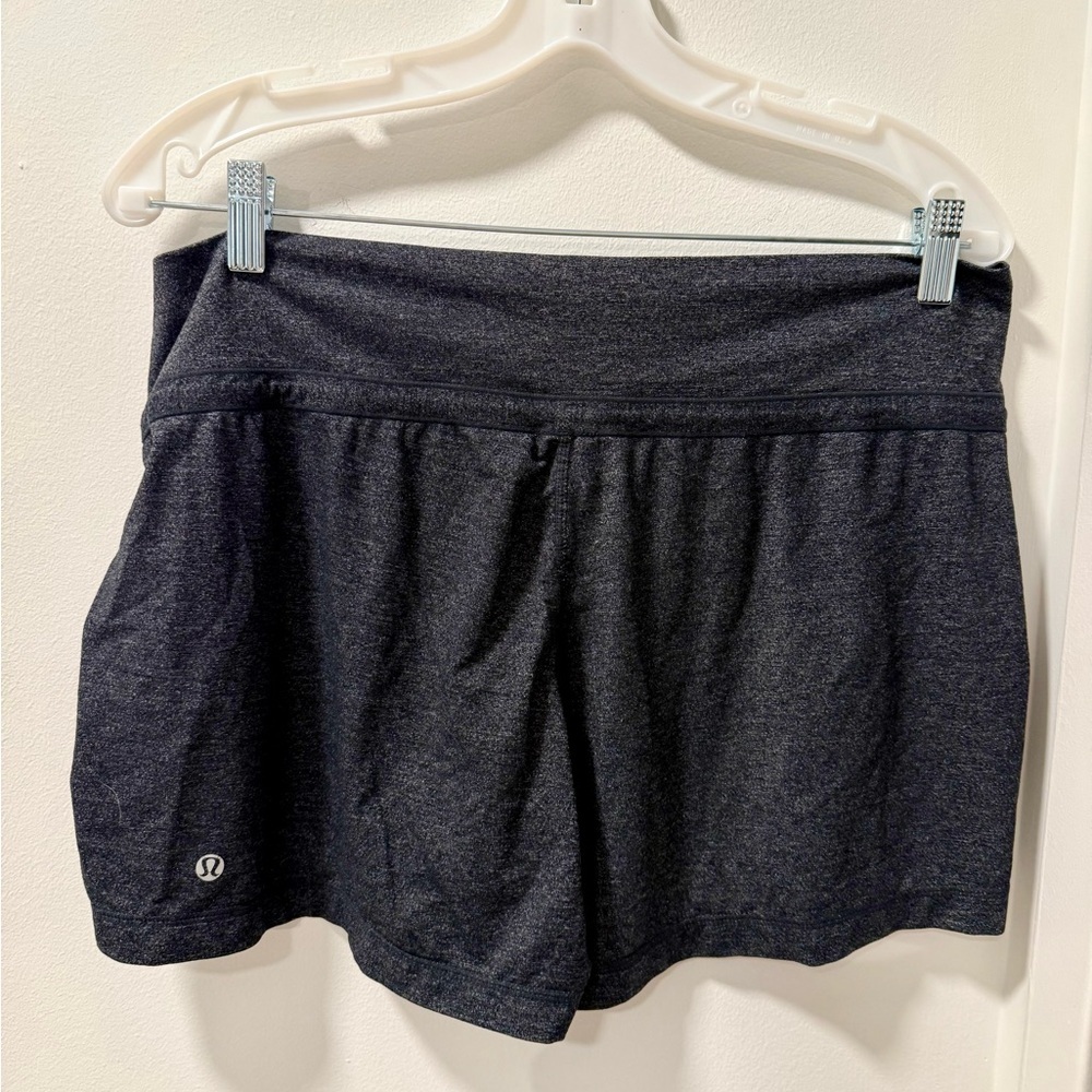 lululemon athletica Charcoal Athletic Shorts - Picture 2 of 3